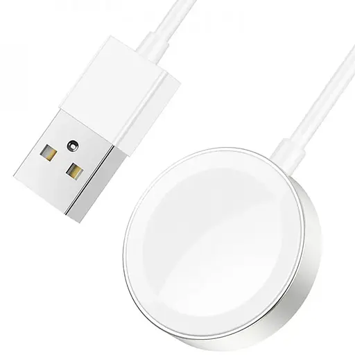 БЗП Hoco CW39 Wireless charger for iWatch (USB) White - фото 4