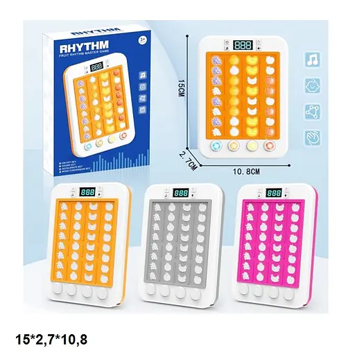 Портативна інтерактивна гра Майстер ритму Фрукти, 15 см, 336A - фото 2