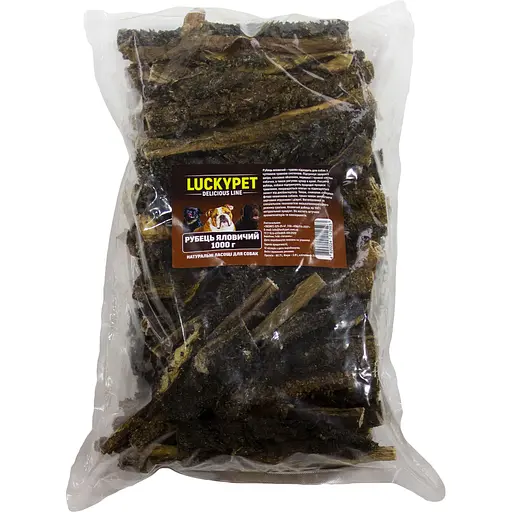 Уцінка. Ласощі для собак Lucky Pet Рубець 1 кг