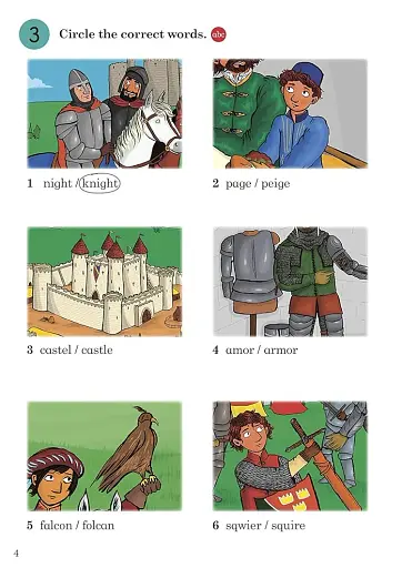 Ladybird Readers 4 Knights and Castles Activity Book - фото 4