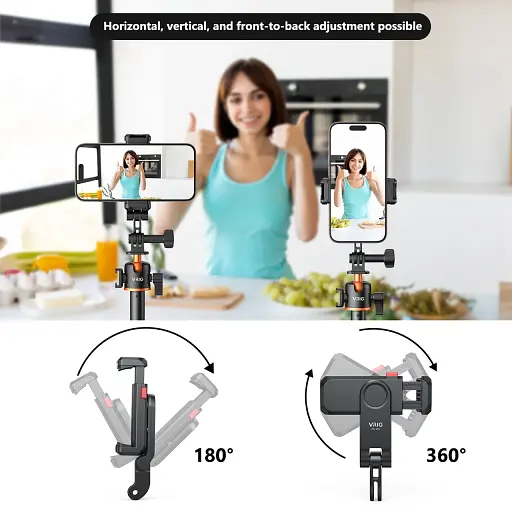 Кріплення для штатива для телефона VRIG PH-17S, нове універсальне пристосування для смартфона - фото 4