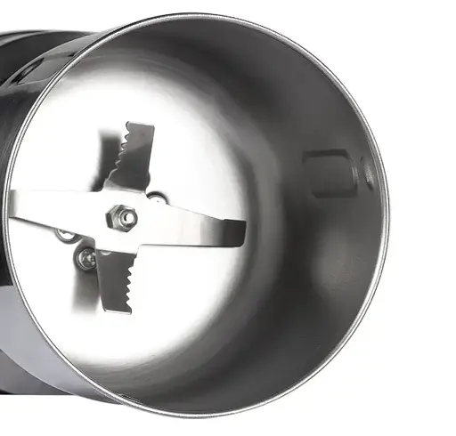 Электрическая кофемолка Domotec MS-7114 200Вт нержавеющая сталь - фото 6