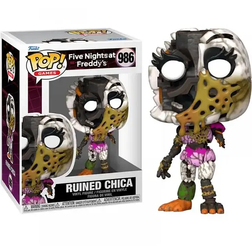 Коллекционная фигурка Funko Pop Пять ночей с Фредди Чика Five Nights at Freddys Chica 10 см FNAF C 986 - фото 1