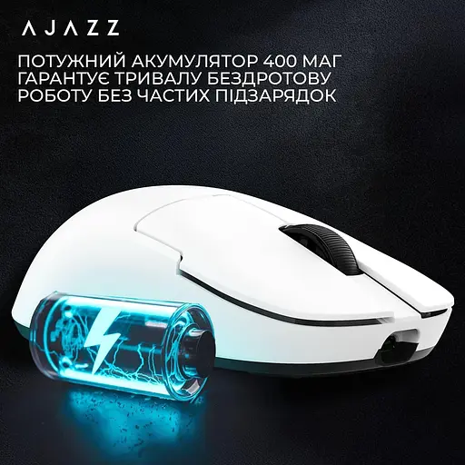 Миша Ajazz AJ159 APEX White (AJM159-A-W) - фото 8