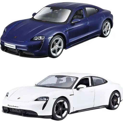 Автомодель Bburago Porsche Taycan Turbo S 1:24 White (18-21098) [119112] - фото 4