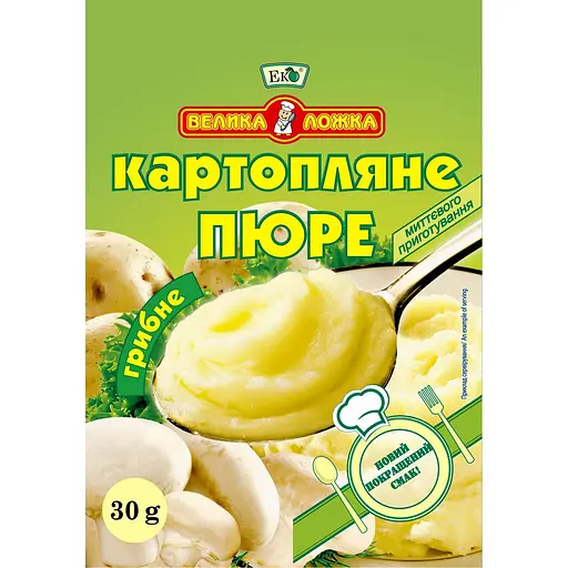 Пюре Эко Большая Ложка Грибное картофельное 30 г (15011) - фото 1