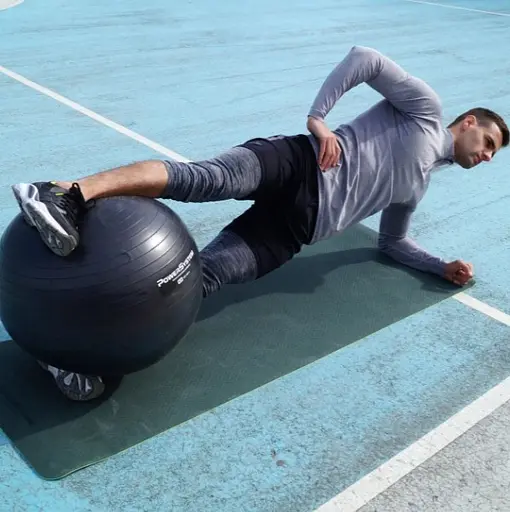 М'яч для фітнесу (фітбол) Power System PS-4018 Ø85 cm PRO Gymball Black (4018BK-0) - фото 6