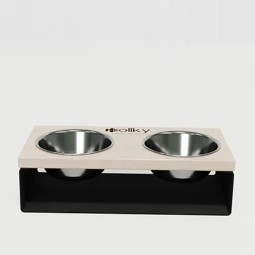 Hollky StellWood — миски на підставці для маленьких собак та котів (2 × 0,45 л) - фото 3