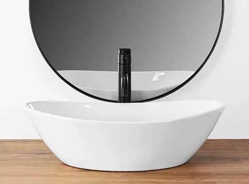 Умывальник Rea Kate 56 white накладной REA-U6801, Белый - фото 3