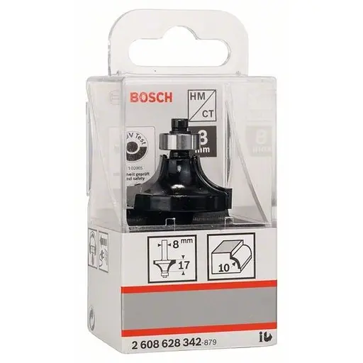 Фреза карнизная Bosch Professional Std S8 R10 L16.5 (2.608.628.342) - фото 3