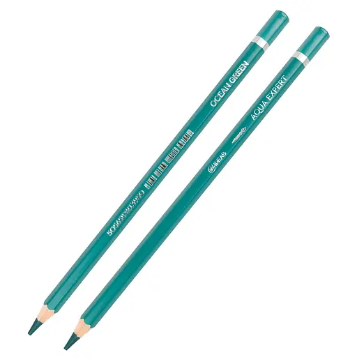 Карандаш акварельный 99IDEAS "Aqua Expert", Ocean Green/Зеленый океан, 99AE-OCGR - фото 2