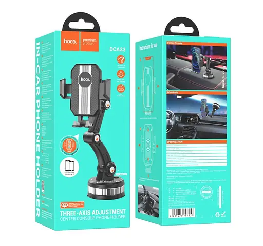 Автодержатель Hoco DCA33 черный - фото 2