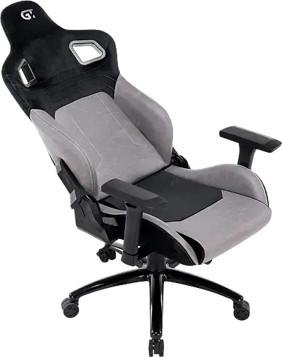 Геймерське крісло GT Racer чорне із сірим (X-2420 Black/Gray) - фото 8