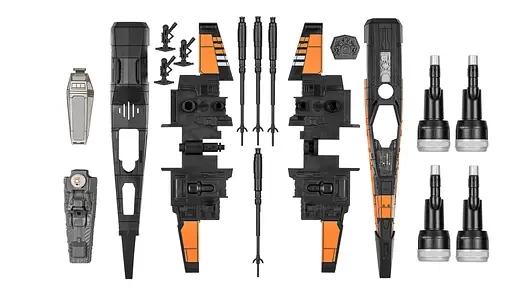 Интерактивный конструктор Истребитель X-wing Звездные войны со звуком Revell 06564 - фото 6