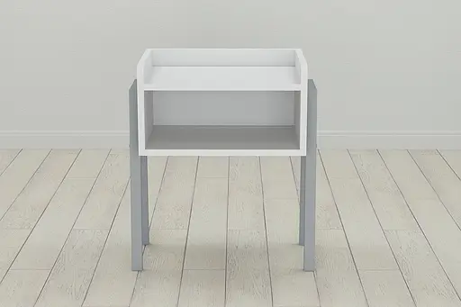 Тумба модульна Ferrum-decor Джузі 540x450x320 метал Сірий ДСП Білий 16 мм (FRD-102982) - фото 4