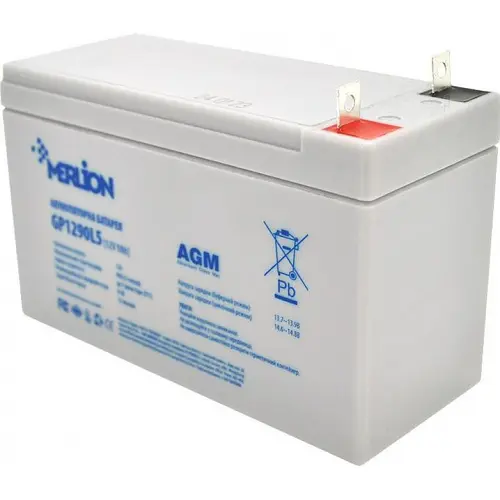Акумулятор Merlion AGM GP1290L5 12V9Ah