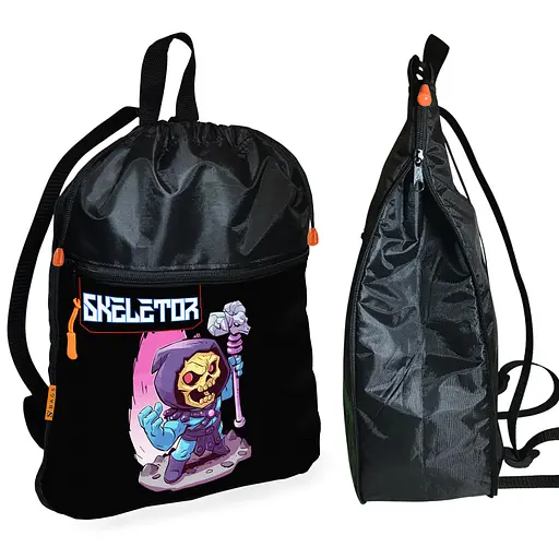 Рюкзак-мешок для школы Скелетор детская сумка для обуви и спортивной одежды (01548)