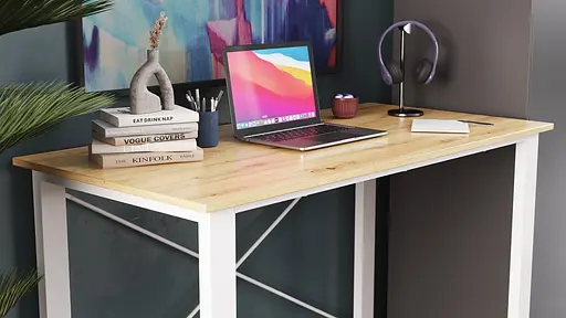 Письменный стол Ferrum-decor Драйв 750x1000x700 Серый металл ДСП Дуб Артизан 16 мм (FRD-103162) - фото 4