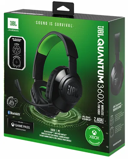 Навушники JBL Quantum 360X Wireless for Xbox Black (JBLQ360XWLBLKGRN) - фото 10