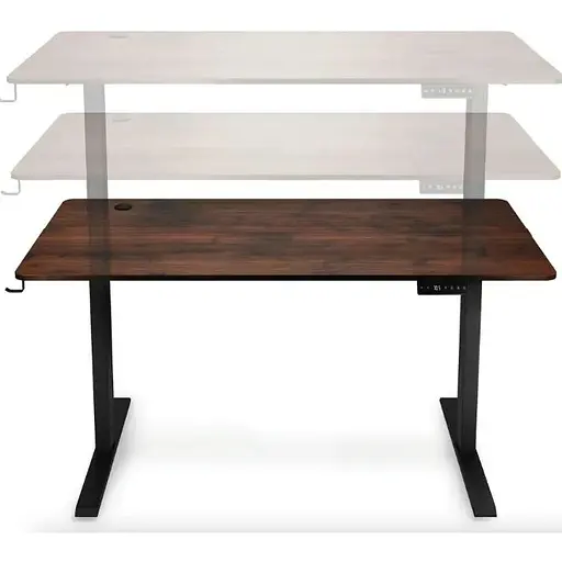 Компьютерный стол с регулируемой высотой Di Volio Biago коричневый - фото 7