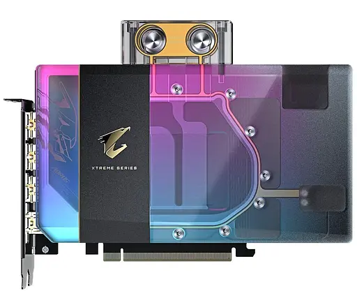 Видеокарта Gigabyte RTX 5080 16Gb AORUS XTREME WATERFORCE WB (GV-N5080AORUSX WB-16GD) (GDDR7, 256 bit, PCI-E v5.0 x16) - фото 1