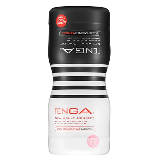 Мастурбатор Tenga Dual Sensation Cup Extremes прозрачный - фото 3