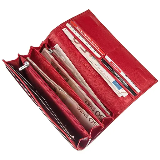 Жіночий шкіряний гаманець ST Leather 18.5х9.5х2 см acs0015887 - фото 4