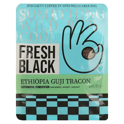 Кава спешелті ТМ Fresh Black Ethiopia Guji Tracon experimental fermentation 200 г - фото 1