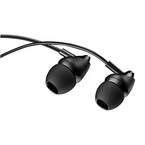 Провідні навушники Usams In-ear Plastic EP-39, 3.5mm, 1.2m, black - фото 3