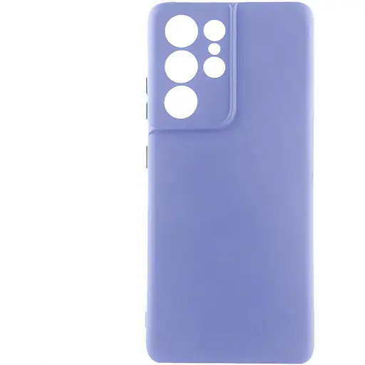 Чохол Silicone Cover Lakshmi Full Camera (AA) для Samsung Galaxy S22 Ultra Бузковий / Dasheen