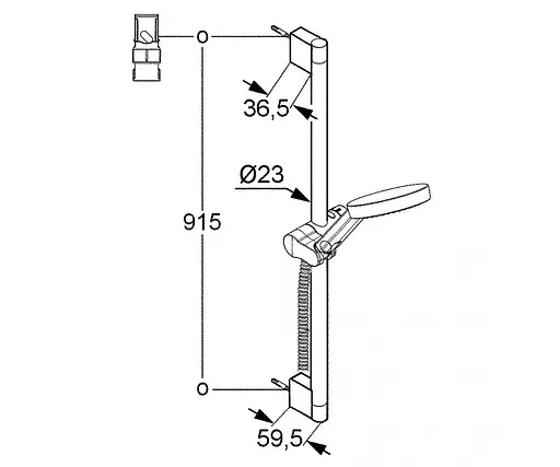 Душовий гарнітур Kludi A-Qas 6574005-00 - фото 2