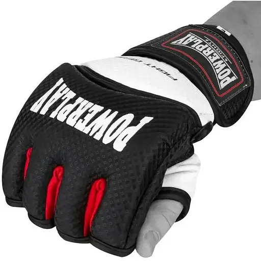 Рукавиці для MMA PowerPlay 3075 Black/White - L - фото 6