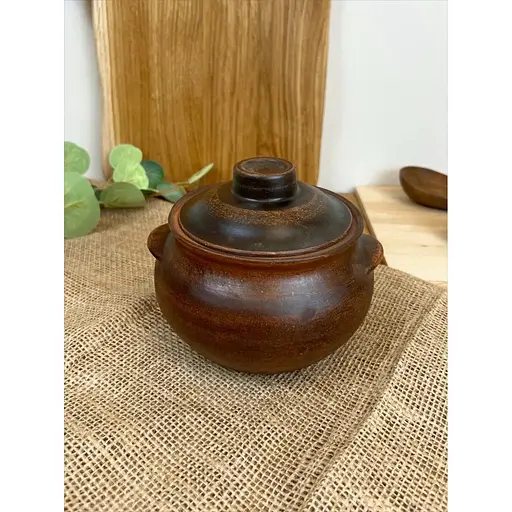 Горщик під печеню керамічний (глиняний) Гладкий 600 мл