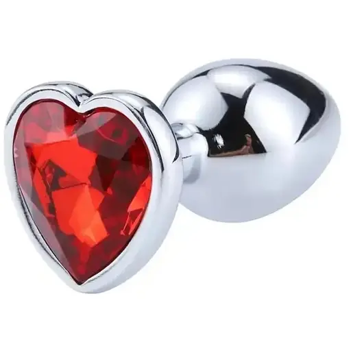 Анальна пробка серце Розмір M - фото 1