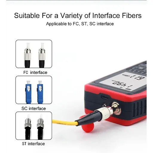 Кабельний тестер Noyafa NF-908S для RJ45 багатофункціональний FC ST SC (18888) - фото 3