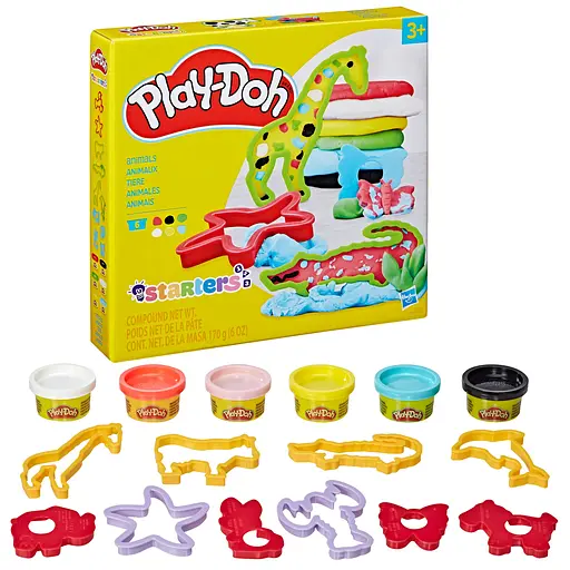 Набор для творчества Hasbro Play-Doh Основы Fundamentals Animals (E8530_E8535)