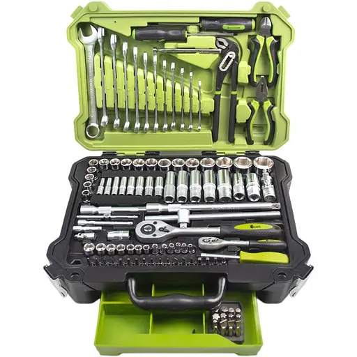 Набор инструментов Alloid универсальный 1/4, 1/2, 115 предметов (НГ-4115П) - фото 2