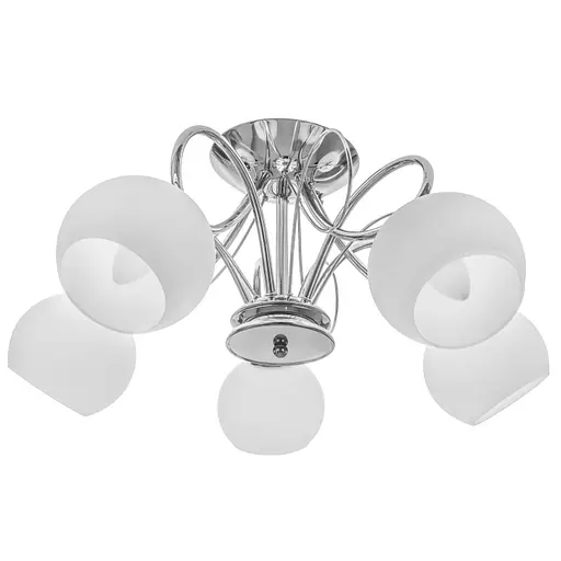 Люстра стельова Brille в спальню E27 60W CH (LK-569C/5)