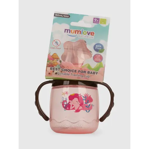 Поїльник з силіконовим носиком MGZ-0314(Pink) 180 мл - фото 2