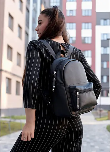 Жіночий рюкзак Sambag Talari BSqH чорний 35 х 25 х 12 см (12312001e) - фото 2