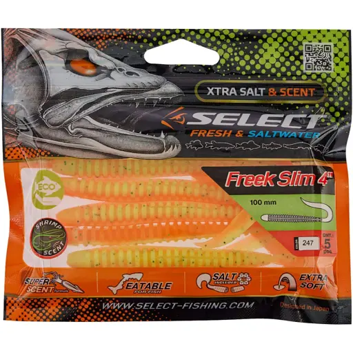 Силікон Select Freek Slim 4" #247 (5 шт/уп) - фото 2