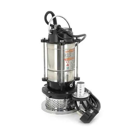 Занурювальний насос 370W 220V до 1.5 м³/год підйом до 16 м 25 мм нержавіюча сталь 355х205х185 мм 3,6 кг + перехідник - фото 1