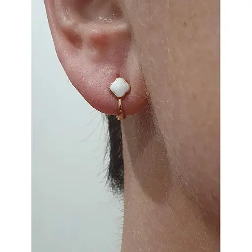 Золоті сережки Родинні коштовності з емаллю. 1720556-1Б - фото 2