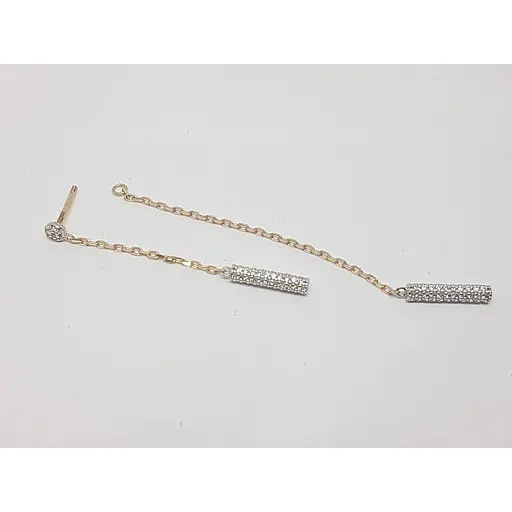 Золоті сережки-пусети Харківська ювелірна фабрика трансформери. 700531-СПРРП - фото 6