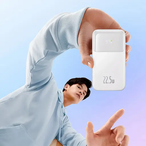 Повербанк Baseus Comet Series Dual-Cable 20000 mAh 22.5W (PPMD020102) White - фото 4