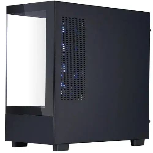 Корпус 1stPlayer Mi5-BK-2FC7R-1FC7, Black, без БЖ, Mini Tower, Micro ATX / Mini ITX, 1xUSB 3.0 / 1xUSB 2.0, макс. CPU - 185 мм / VGA - 360 мм, 3x120 мм ARGB, бічна та передня панель із загартованого скла - фото 10