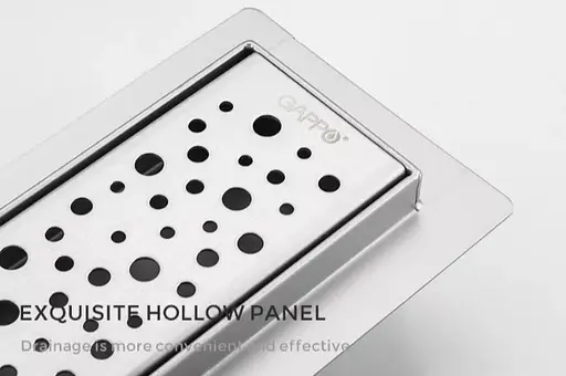 Душевой трап Gappo 70х600 мм, нержавеющая сталь G86007-2 - фото 6