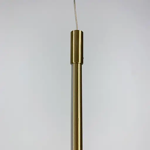 Лінійні підвісні світильники у латунному каркасі довжиною 100 см | Арт. J 014/1000 AB | Line F - фото 5