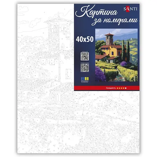 Картина за номерами Santi Тоскана 40х50 см (955749) - фото 2
