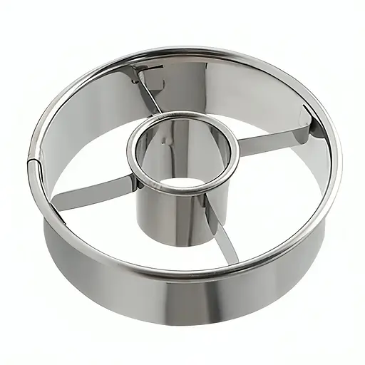 Форма-кільце для пончиків та донатів з нержавіючої сталі Ø 15 см, Kitchen Master 87341 - фото 1